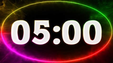 5 Minute Countdown Timer .